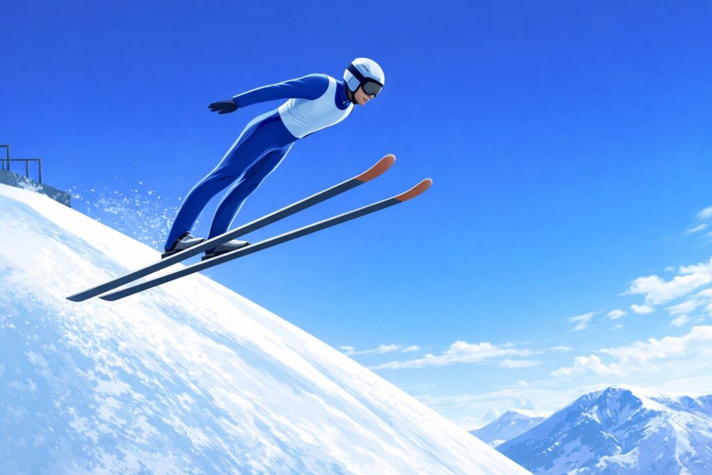 スキージャンプのK点とTO-BEAT-LINEの違い